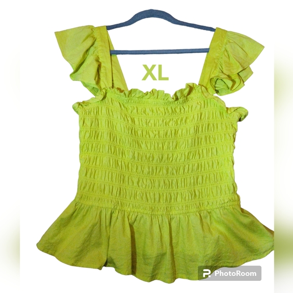 meraki Tops - Green Blouse